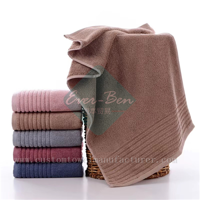 China Bulk Custom disposable guest towels Producer Bespoke Label Bamboo Guest Bath Towels Supplier